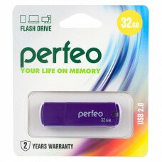 Flash-память Perfeo 32Gb; USB 2.0; Purple (PF-C05P032)