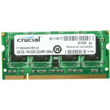 Оперативная память DDR2 SDRAM SODIMM 1Gb PC-6400 (800); Crucial (CT12864AC800)