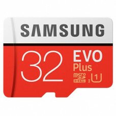 Карта памяти micro SDHC 32Gb Samsung; Class 10; EVO Plus UHS-I U3; With SD-adapter (MB-MC32GA/RU)