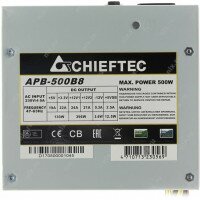 Блок питания ATX 500W Chieftec APB-500B8 Value