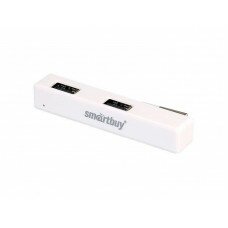 USB разветвители (HUB) Smartbuy SBHA-408-W; HUB USB 2.0; 4 порта; White 