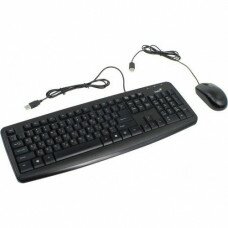 Клавиатура+мышь проводная Genius КМ-130 USB (31330210115); Black