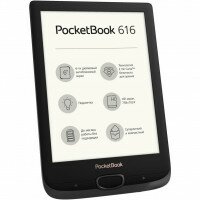 Электронная книга PocketBook 616 Basic Lux 2 Obsidian Black (PB616-H-CIS)