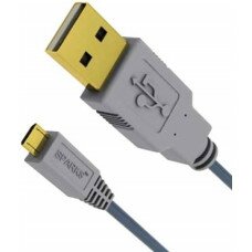 Кабель USB 2.0; А вилка – mini B вилка; Sparks; 1.8 м; (SG1195)