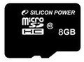 Карта памяти micro SDHC 8Gb Silicon Power; Class...