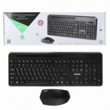 Клавиатура+мышь беспроводная Smartbuy SBC-639391AG-K; USB; Wireless; Black