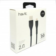 Кабель USB 2.0 to iPhone; 1.8m., Havit (H66)