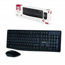 Клавиатура+мышь беспроводная Smartbuy ONE SBC-207295AG-K; USB; Wireless; Black