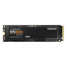 Жесткий диск SSD 500.0 Gb; Samsung 970 EVO; 3400Мб/с -2300Mб/с; M.2 PCIe 3.0 x4 V-NAND TLC (MZ-V7E500BW)