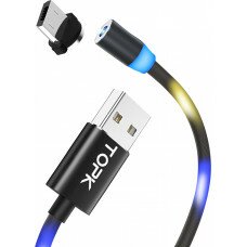 Кабель USB 2.0 to Type-C; 1.0m; (светящийся)