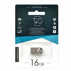 Flash-память T&G 106 Metal Series 16Gb; USB 2.0; Silver (TG106-16G)