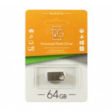 Flash-память T&G 109 Metal Series 64Gb; USB 2.0; Silver (TG109-64G)