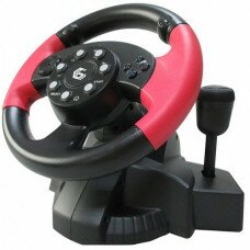 Руль Gembird STR-MV-02; USB; Black&Red
