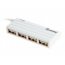 USB разветвители (HUB) Smartbuy SBHA-6810-W USB 2.0; 4 порта; White 