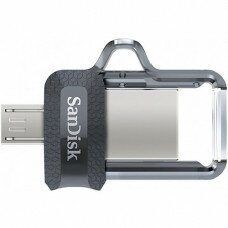 Flash-память SanDisk Ultra Dual OTG (SDDD3-064G-G46); 64GB; USB 3.0/microUSB; Black