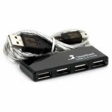 USB разветвитель (HUB) Smartbuy SBHA-6110-K; HUB USB 2.0; 4 порта 
