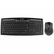 Клавиатура+мышь беспроводная A4Tech 9200F; V-Track; Wireless; USB; Black