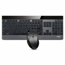 Клавиатура+мышь беспроводная Rapoo Advanced Mouse Keyboard Combo 8900P; Wireless; USB; Black