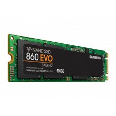 Жесткий диск SSD 500.0 Gb; Samsung 860 EVO M.2; TLC 3D NAND; (MZ-N6E500BW)