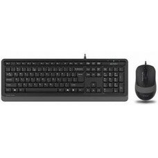Клавиатура+мышь проводная A4Tech Fstyler F1010 Black/Grey