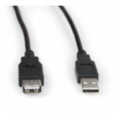 Кабель USB 2.0; AM-AF (соединительный); 1.8м; Black