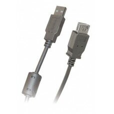 Кабель USB 2.0; А вилка-USB А розетка (соединительныйс фильтром); Belsis Multimedia; 1.8м (BW1401)