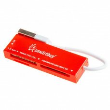 Картридер Smartbuy SBR-717-R; USB 2.0; Red